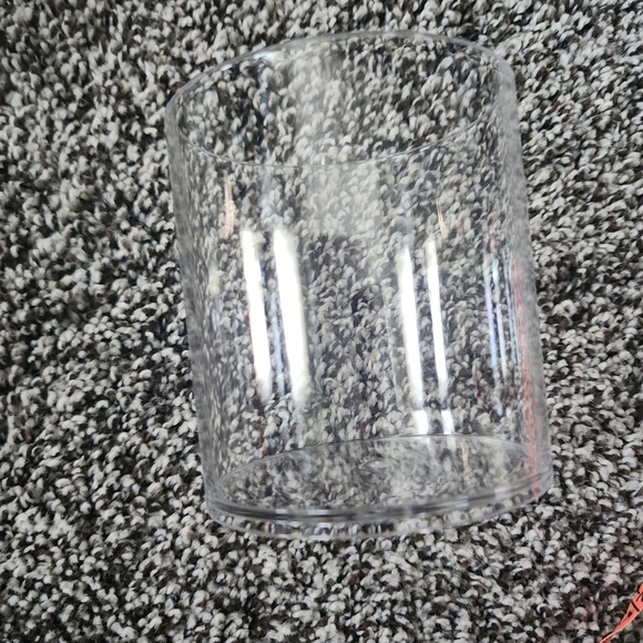 Vanity Canisters Clear Acrylic Makeup Organizers NEW - Picture 5 of 8